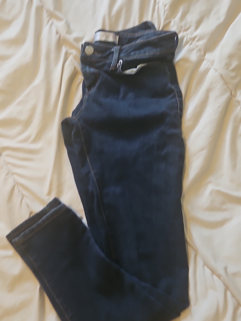 Women's Dark Blue Skinny Jeans - Classic Fit
